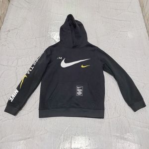 Nike Boy's Club Fleece Graphic Pullover Hoodie...M